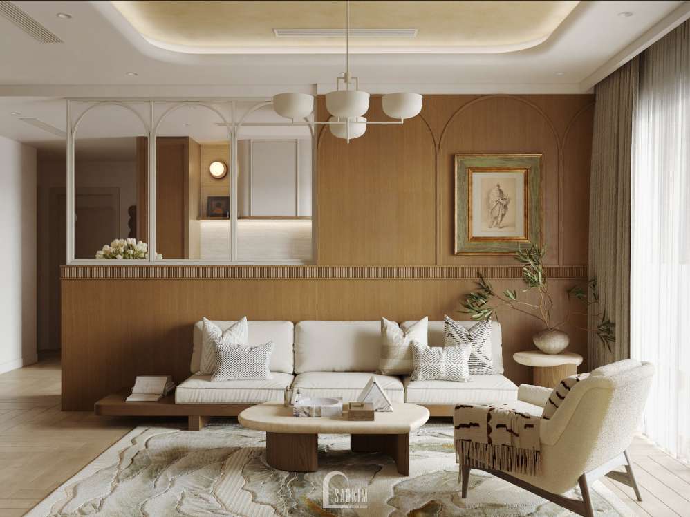 Thiết kế chung cư 3 ngủ phong cách Modern Japandi dự án Viha Complex Leciva - Nét ấm trong nhịp sống hiện đại